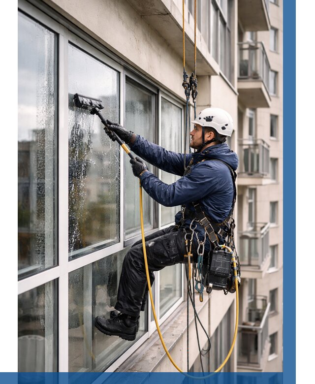 Мойка балконного остекления в Мурманске от 3599 р. | ВЫСОТНИК-Мрм