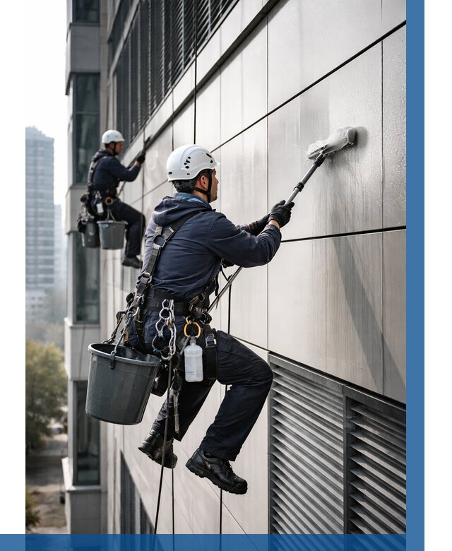 Мойка вентилируемого фасада в Мурманске от 257 р. | ВЫСОТНИК-Мрм