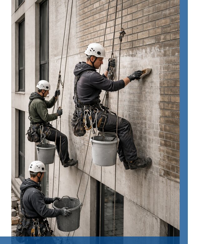 Удаление высолов с фасада в Мурманске от 257 р. | ВЫСОТНИК-Мрм