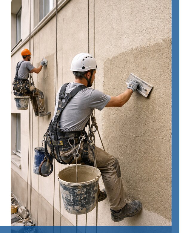 Декоративная штукатурка фасада в Мурманске от 1234 р. | ВЫСОТНИК-Мрм