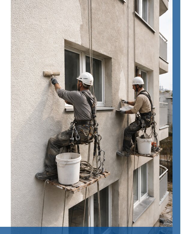 Нанесение короеда на фасад в Мурманске от 463 р. | ВЫСОТНИК-Мрм