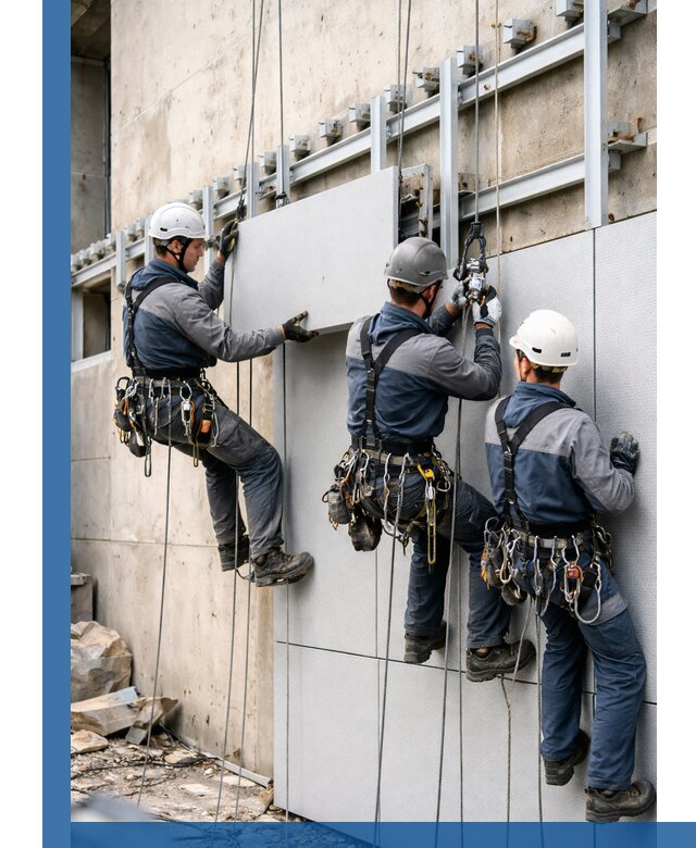 Монтаж вентилируемого фасада в Мурманске под ключ с гарантией качества