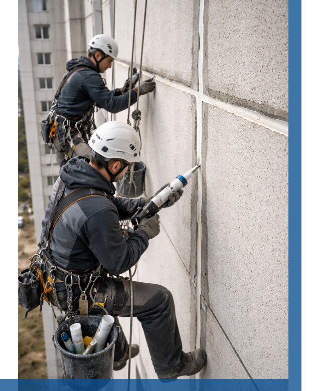 Герметизация межпанельных швов в Мурманске от 720 р. | ВЫСОТНИК-Мрм