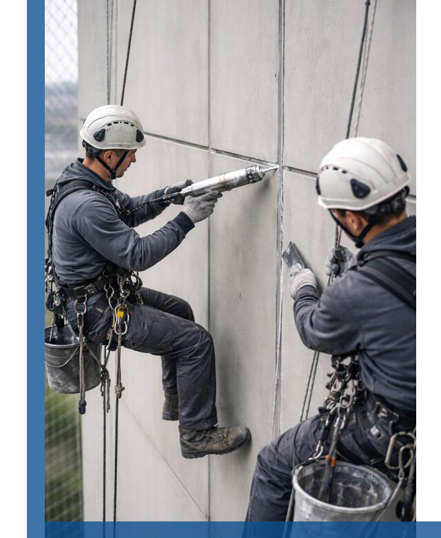 Первичная герметизация швов фасадов и кровель в Мурманске