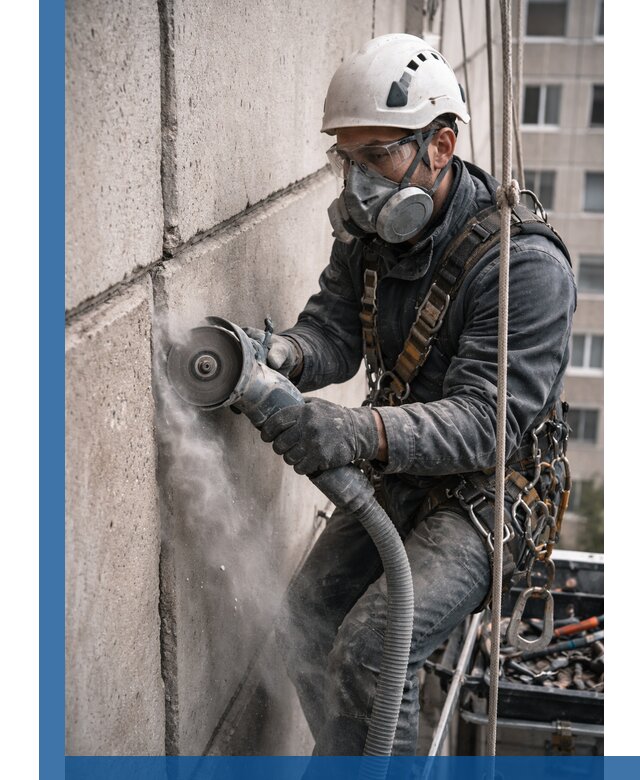 Штробление межпанельных швов в Мурманске качественно и быстро