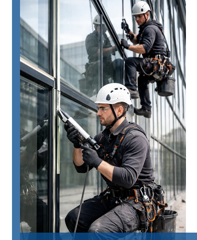 Герметизация витражных швов в Мурманске для зданий и фасадов