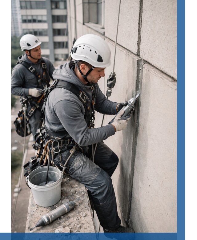 Ремонт деформационных швов здания в Мурманске от 1028 р. | ВЫСОТНИК-Мрм