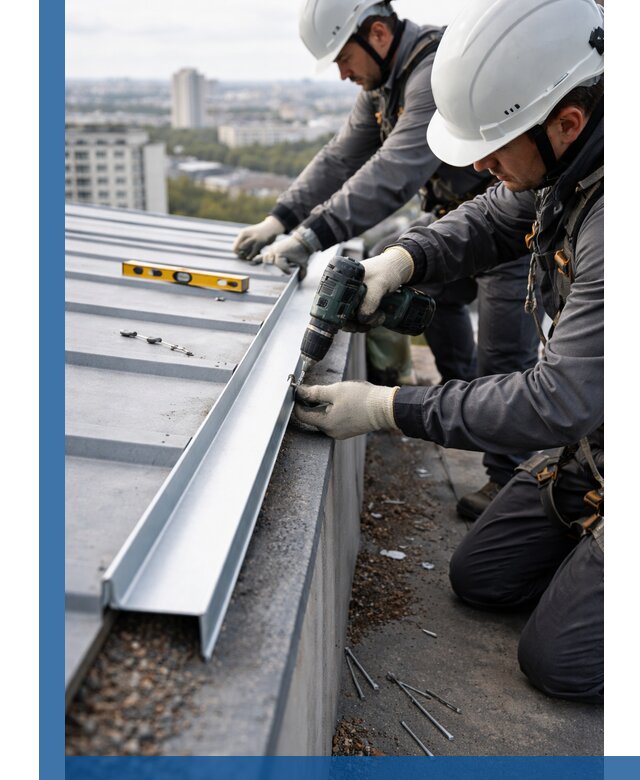 Монтаж капельника на кровле в Мурманске с гарантией качества