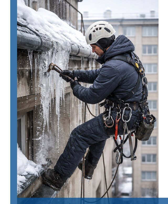 Удаление наледи и чистка водостоков в Мурманске оперативно и безопасно