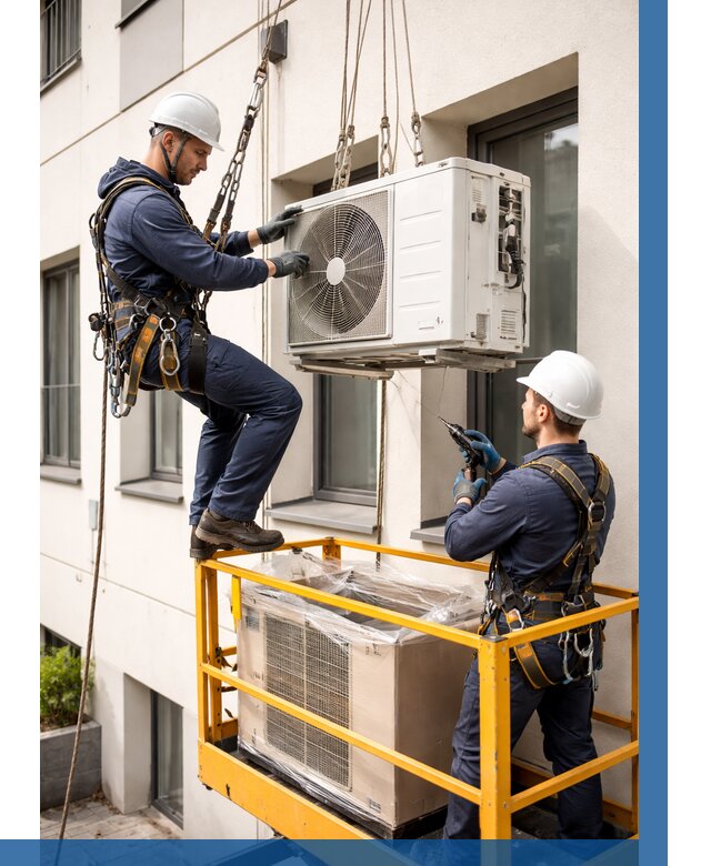 Демонтаж внешнего блока кондиционера в Мурманске от 3599 р. | ВЫСОТНИК-Мрм