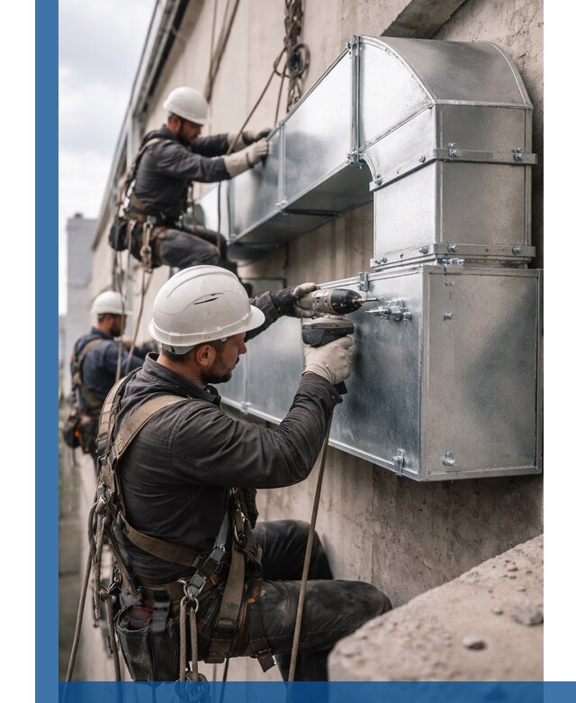 Профессиональный монтаж вентиляционных коробов в Мурманске под ключ