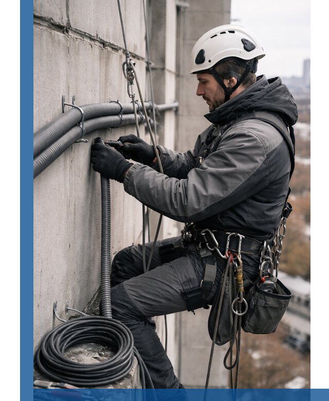 Профессиональный монтаж гофры для кабеля в Мурманске с гарантией