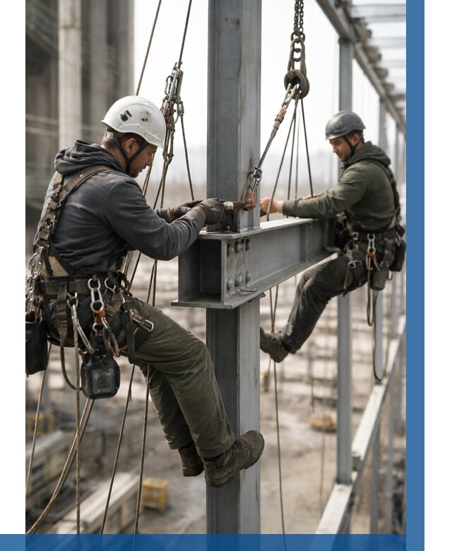 Монтаж металлоконструкций на высоте в Мурманске от 3599 р. | ВЫСОТНИК-Мрм