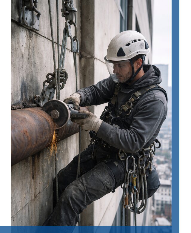 Резка металла на высоте в Мурманске по цене от 4627 р. | ВЫСОТНИК-Мрм