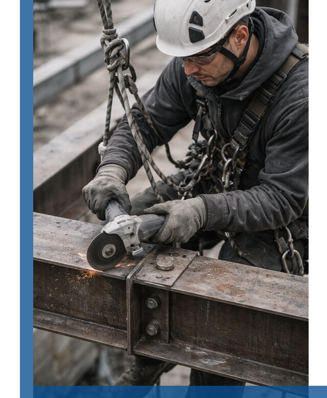 Резка металла на высоте в Мурманске для зданий и конструкций