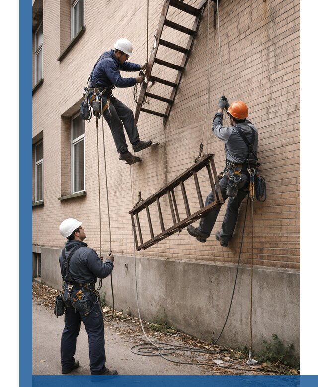 Демонтаж пожарной лестницы в Мурманске быстро и безопасно