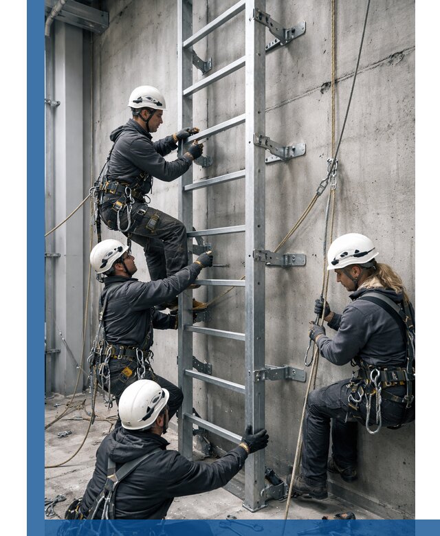 Монтаж металлических лестниц в Мурманске под ключ со гарантией