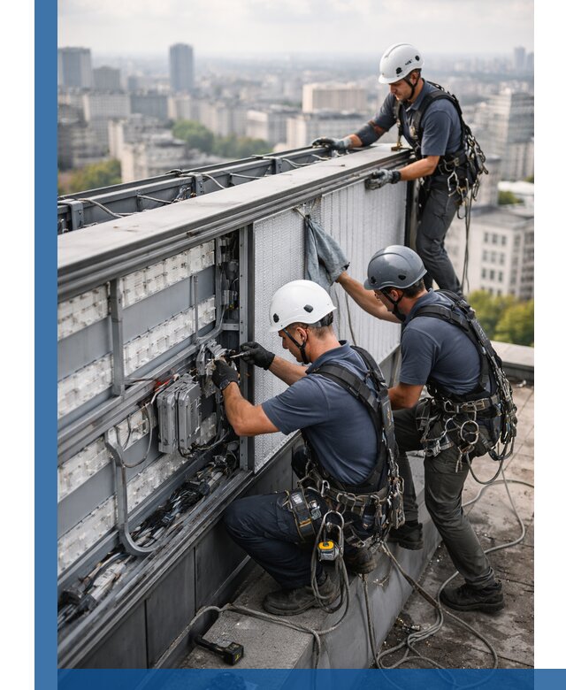 Профессиональное обслуживание крышной рекламы в Мурманске под ключ