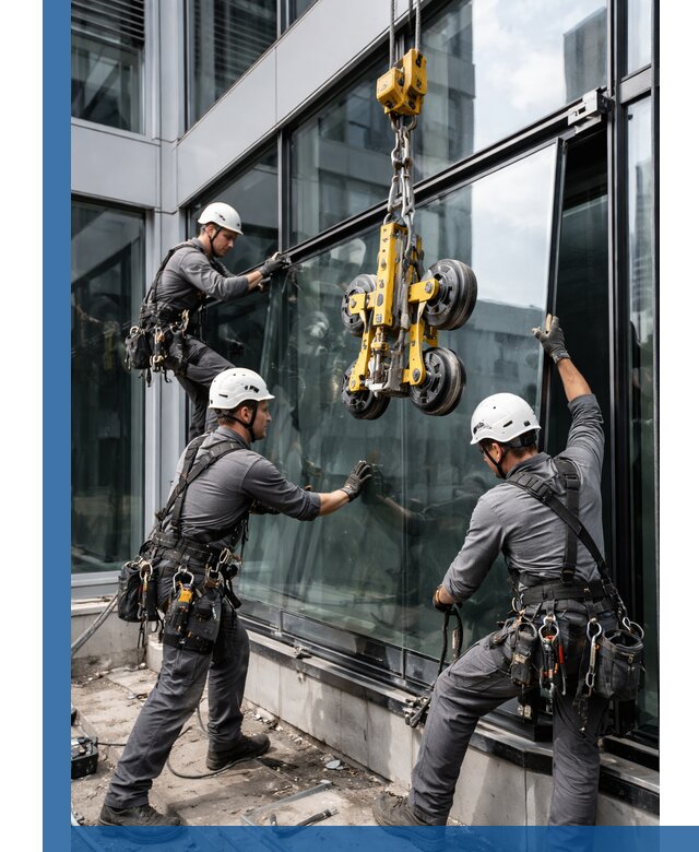 Структурное остекление фасадов в Мурманске монтаж и обслуживание