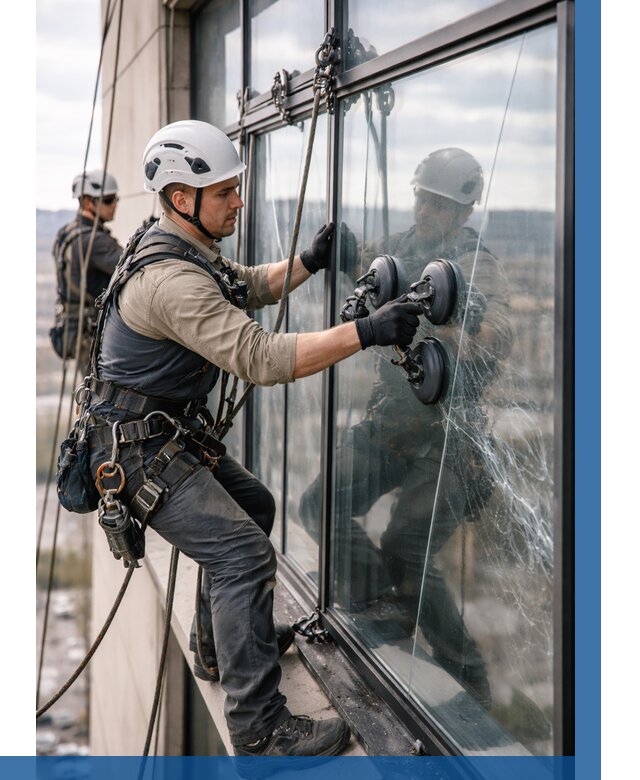 Замена стекла в витраже в Мурманске под ключ от 8740 р. | ВЫСОТНИК-Мрм