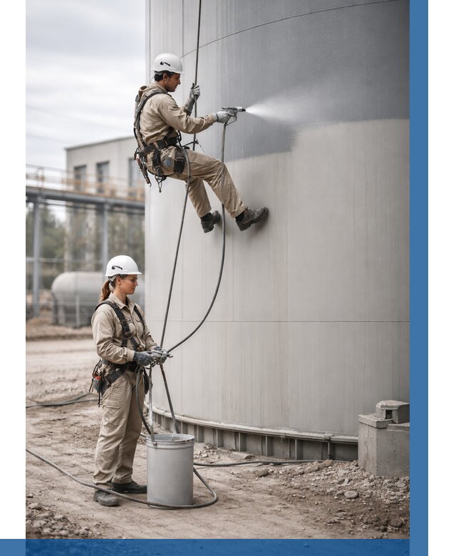 Покраска резервуаров в Мурманске от 1234 р. | ВЫСОТНИК-Мрм — заказать