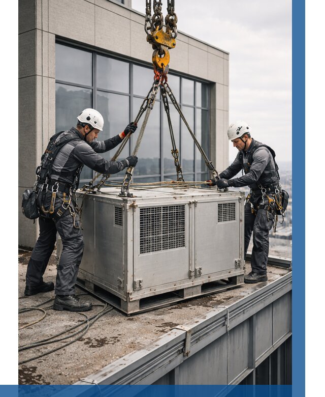 Такелажные работы на высоте в Мурманске от 8226 р. | ВЫСОТНИК-Мрм