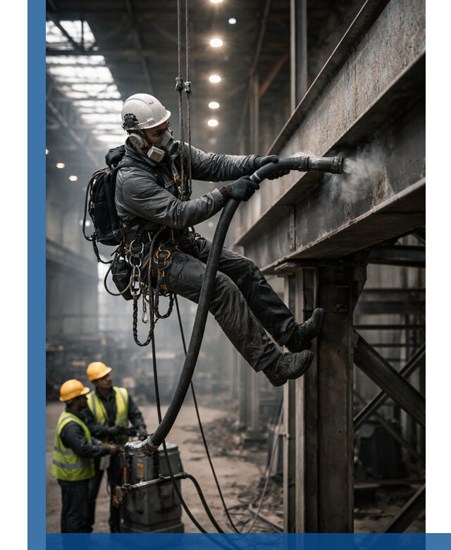 Обеспыливание конструкций в цехах промышленного производства в Мурманске