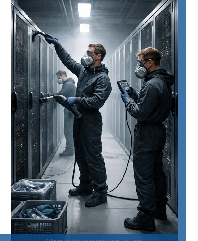 Обеспыливание серверной комнаты в Мурманске от 4627 р. | ВЫСОТНИК-Мрм