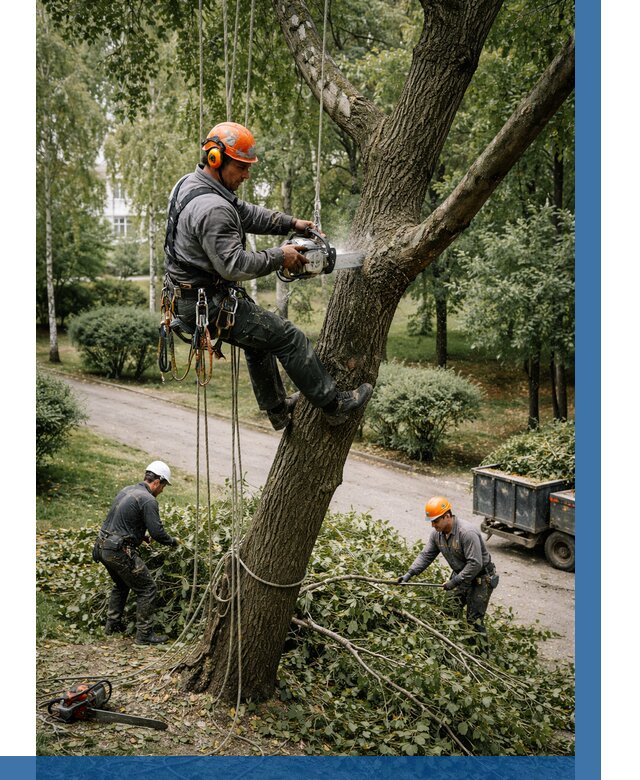 Кронирование деревьев в Мурманске от 6683 р. | ВЫСОТНИК-Мрм