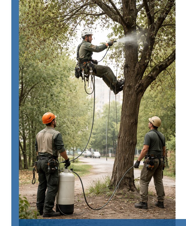 Обработка деревьев от вредителей в Мурманске профессиональная защита