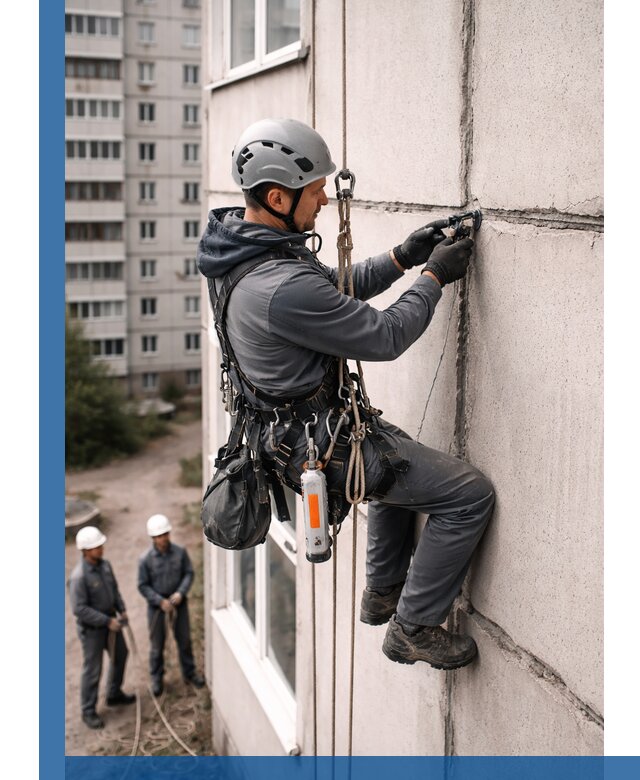 Обследование межпанельных швов и герметизация в Мурманске