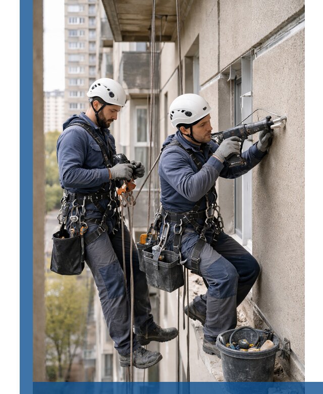 Промышленные альпинисты высотные работы и монтаж в Мурманске